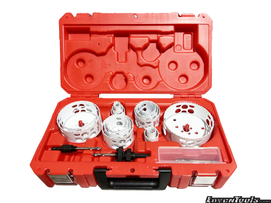 Milwaukee 19 pc Master Electrician s Ice Hardened Hole Saw Kit 49 22 4105